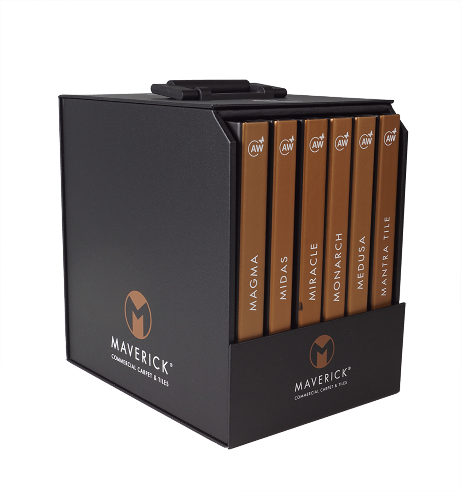 AWE Maverick samplecards in box_1